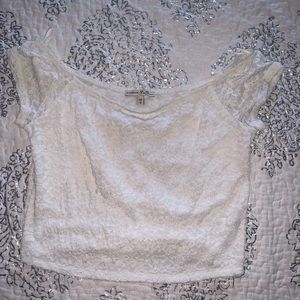 Express One Eleven lace top size L